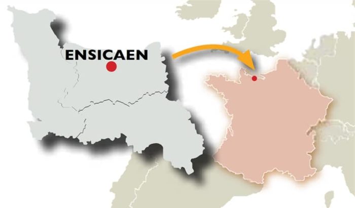 carte france localisation ensicaen