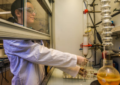 Aménagement d’un laboratoire pour la synthèse des polymères - chimie