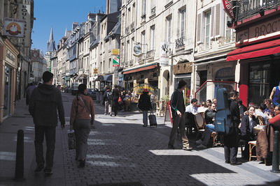 rues de la ville de caen