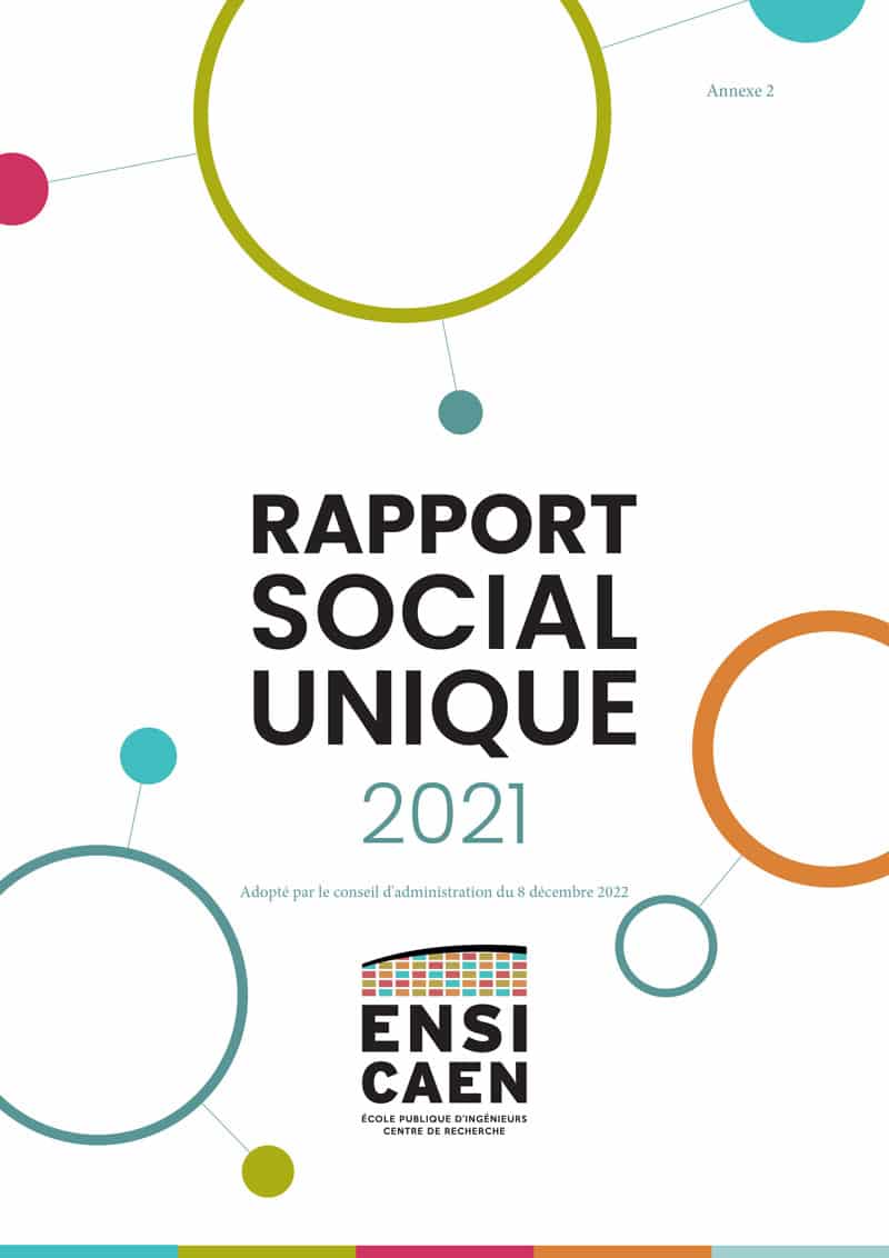 Rapport social unique ENSICAEN 2021