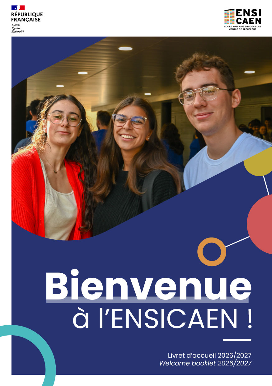 Livret-accueil-ENSICAEN-2026-couverture Plaquette devenez ingénieurs scientifique ENSICAEN