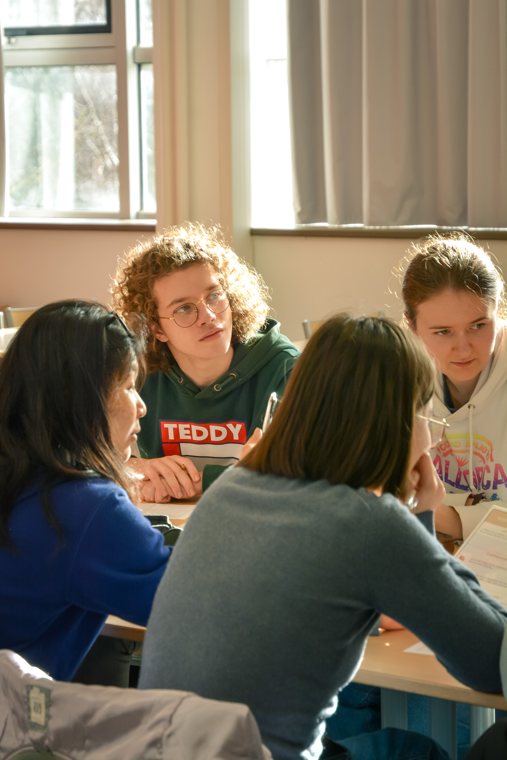 Élèves de première année participant à l’atelier 2tonnes